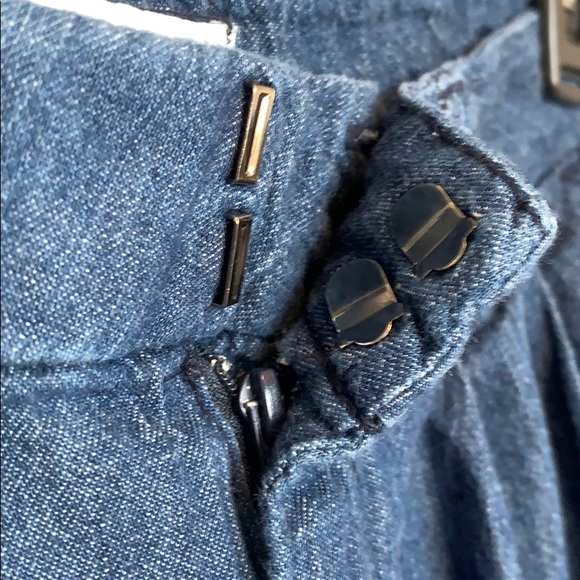 Forever 21 Wide Leg Jean Pants Dark Wash Size 30 - Picture 3 of 6